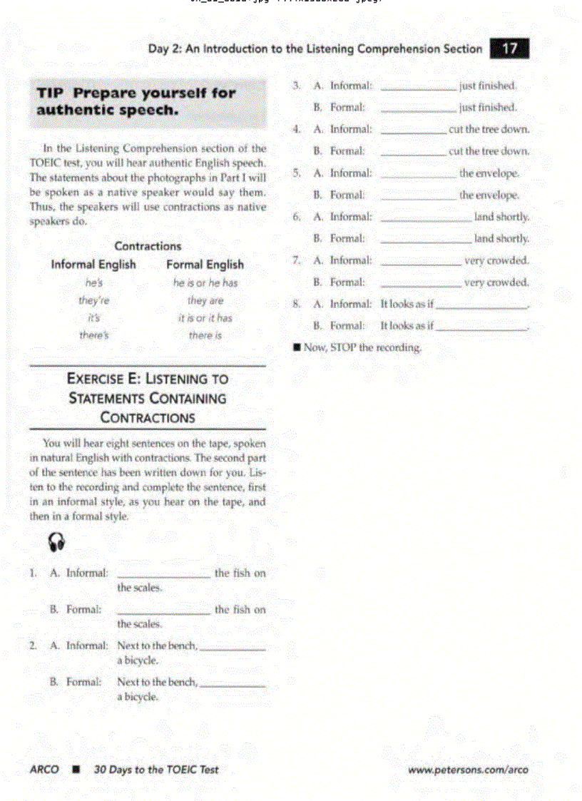image for page Ebook 30 Day to the Toeic Test