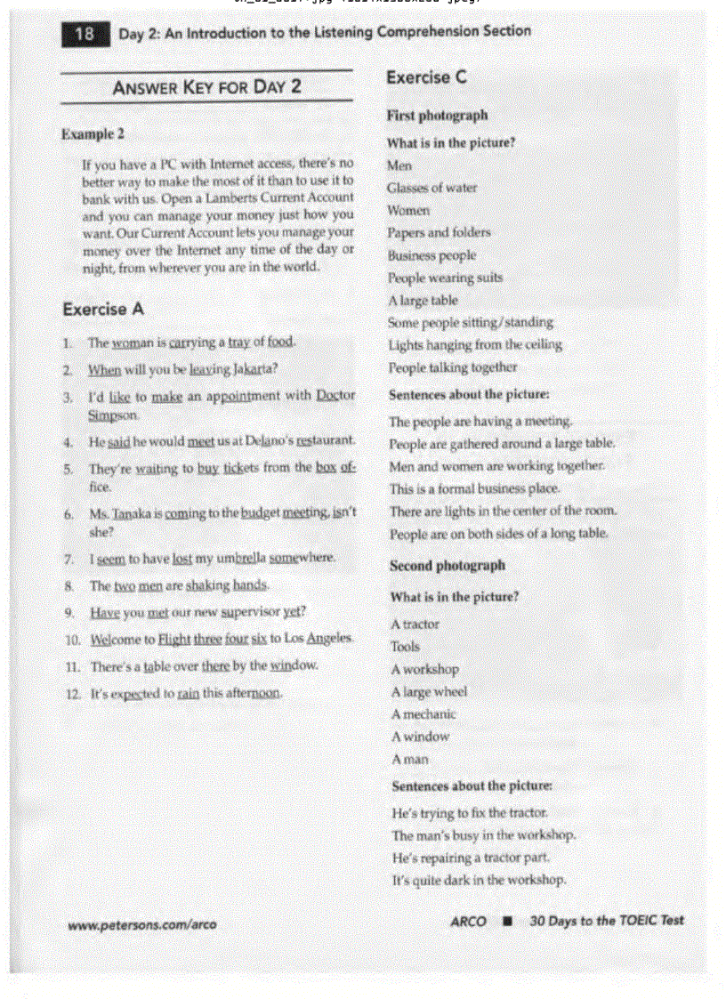 image for page Ebook 30 Day to the Toeic Test