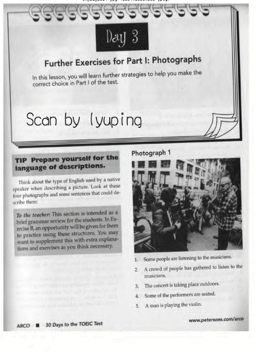 image for page Ebook 30 Day to the Toeic Test