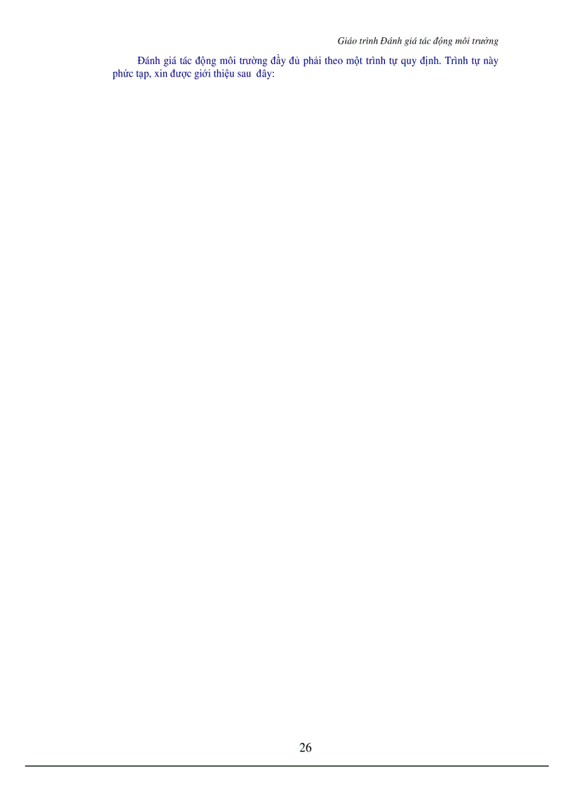 image for page Giáo trình đánh giá tác động môi trường