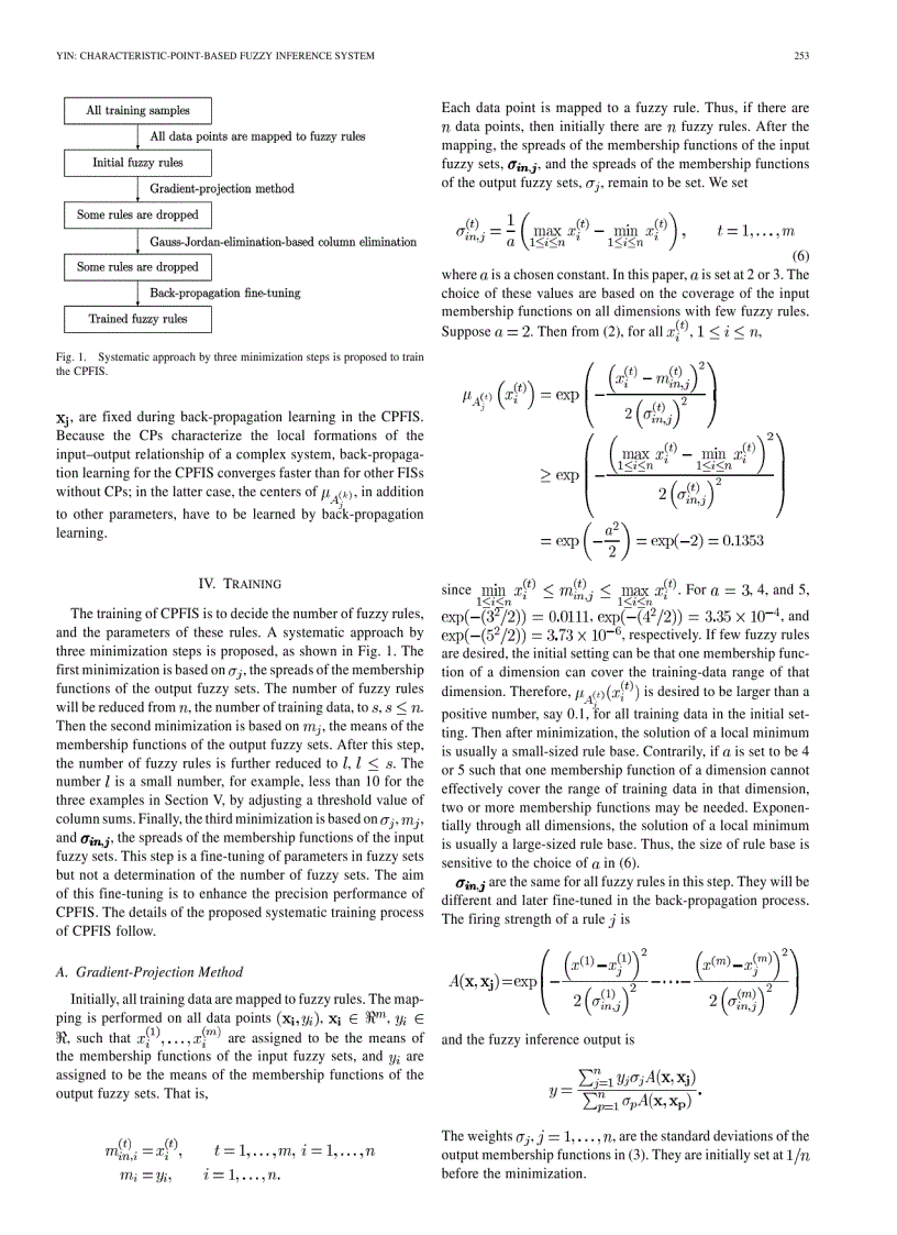 image for page A Characteristic Point Based Fuzzy Inference System Aimed to Minimize the Number of Fuzzy Rules