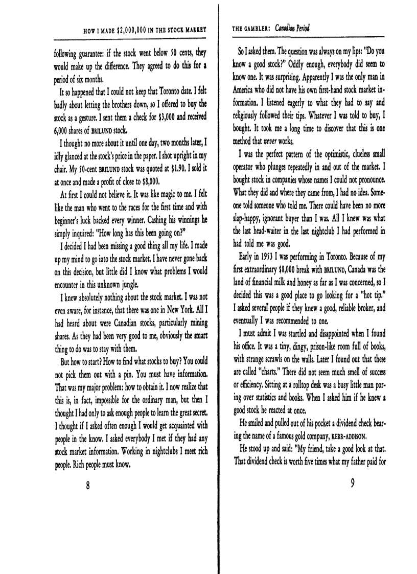 image for page Ebook How I Made 2 Million in the Stock Market