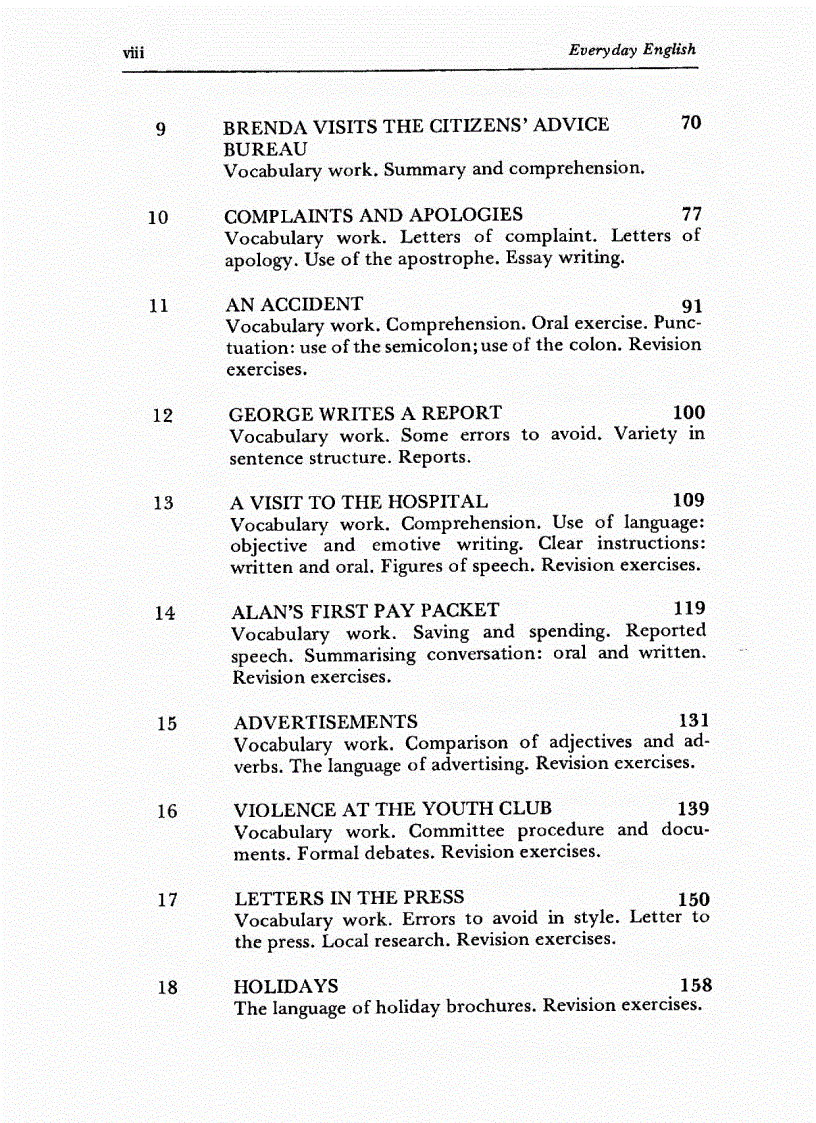 image for page Everyday English