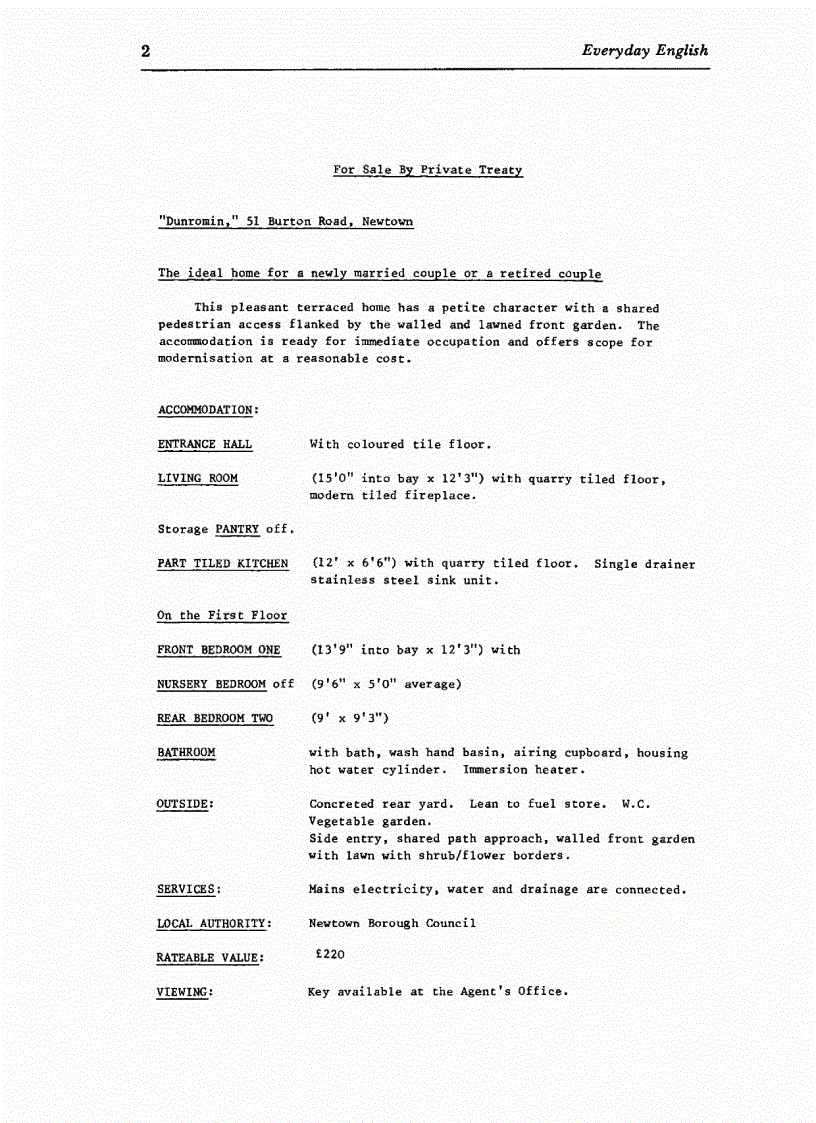 image for page Everyday English