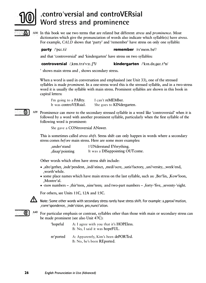 image for page Cambridge English Pronunciation in Use Advanced
