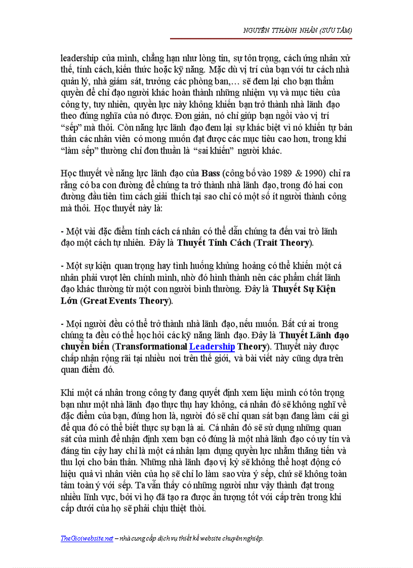 image for page Khoa học và nghệ thuật lãnh đạo công ty 1