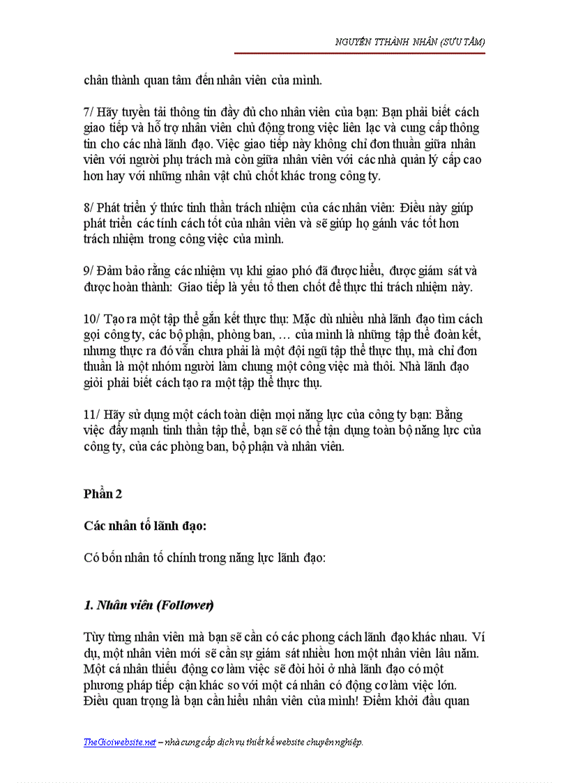 image for page Khoa học và nghệ thuật lãnh đạo công ty 1