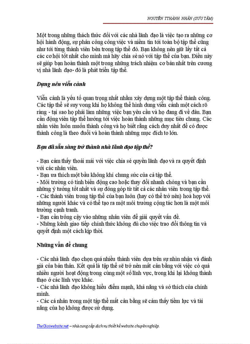 image for page Khoa học và nghệ thuật lãnh đạo công ty 1