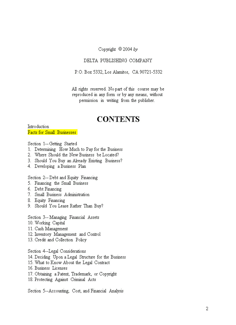 image for page Tổ chức và điều hành doanh nghiệp nhò tiếng Anh