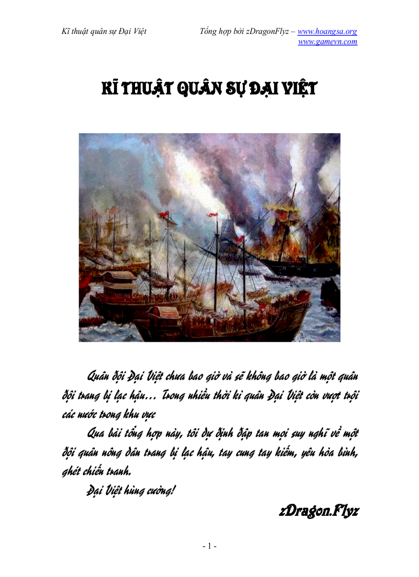 Kĩ thuật quân sự Đại Việt