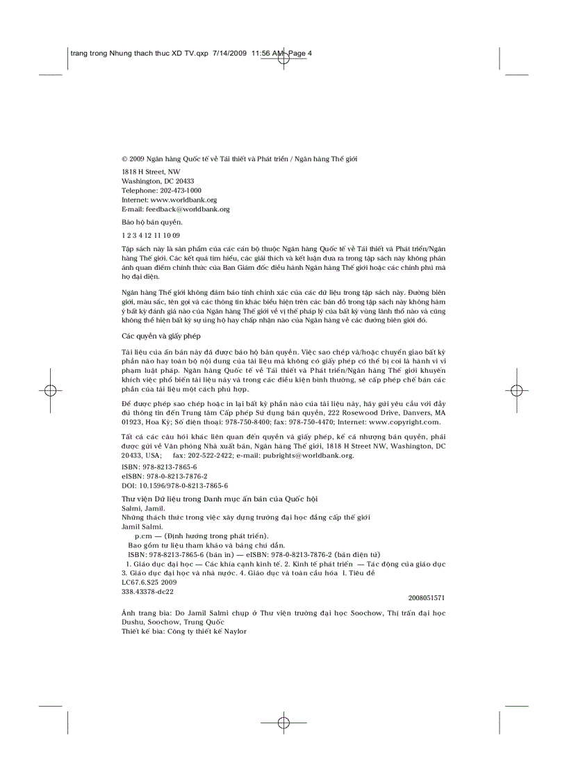 image for page Những thách thức trong việc xây dựng đại học đẳng cấp quốc tế