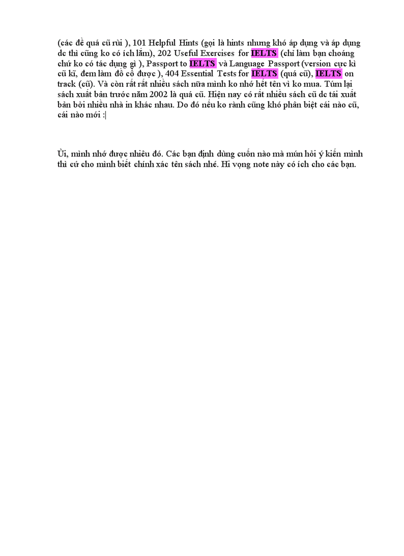 image for page Những cuốn sách ielts nên dùng khi luyện