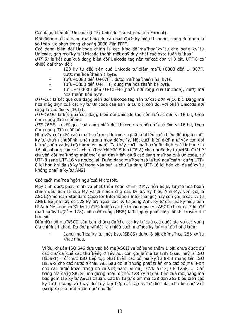 image for page Unicode và phát triển phần mềm