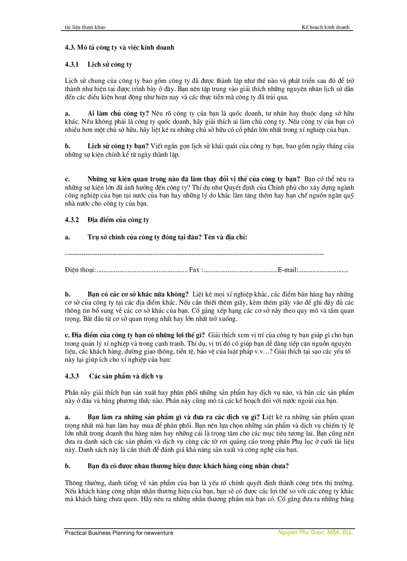 image for page Lập kế hoạch kinh doanh