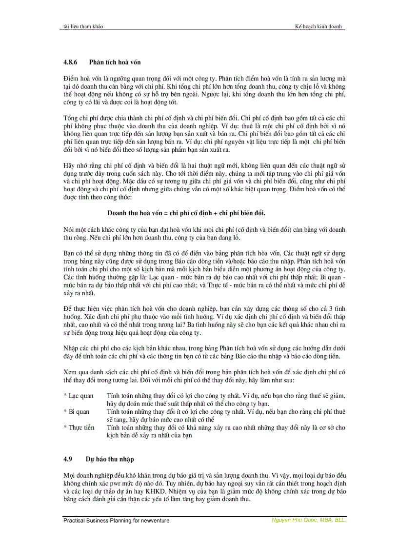 image for page Lập kế hoạch kinh doanh