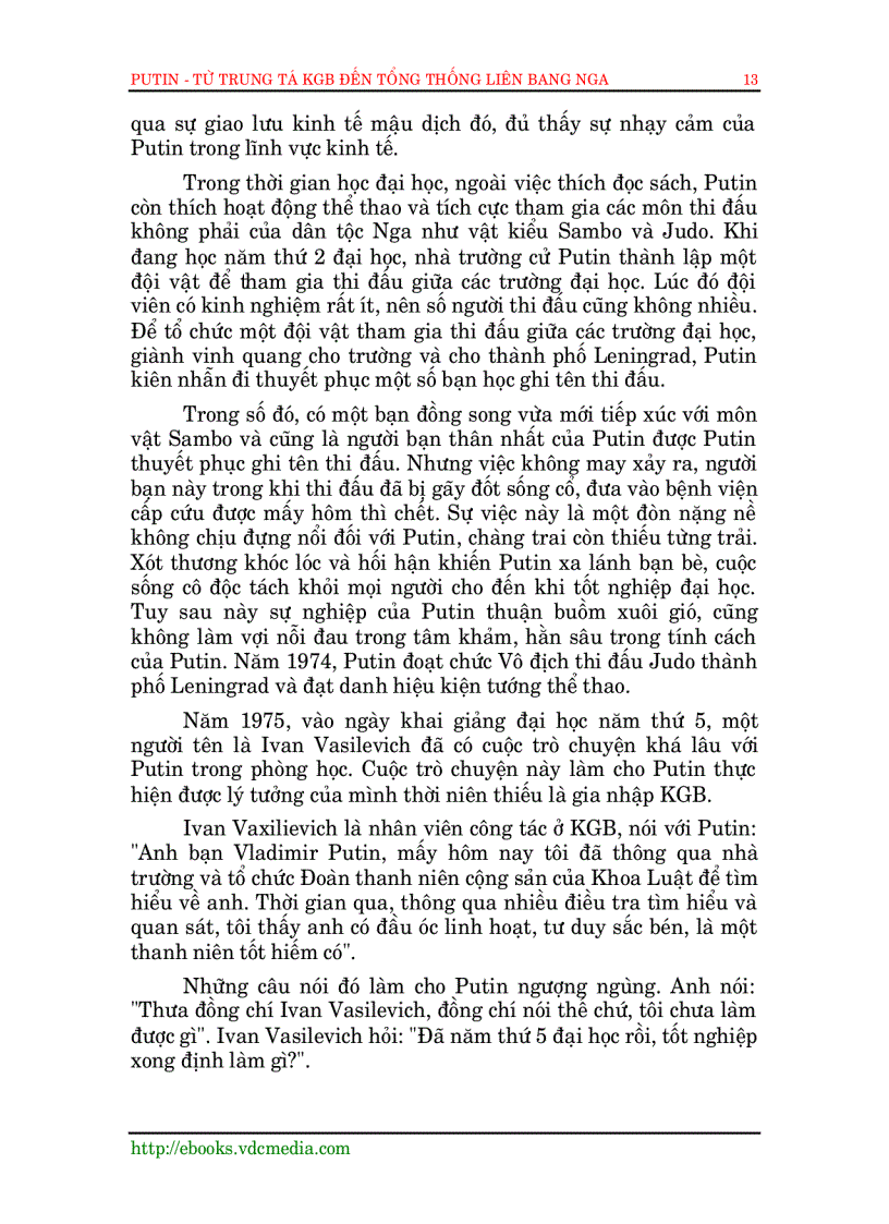 image for page Putin từ trung tá KGB đến tổng thống LB Nga