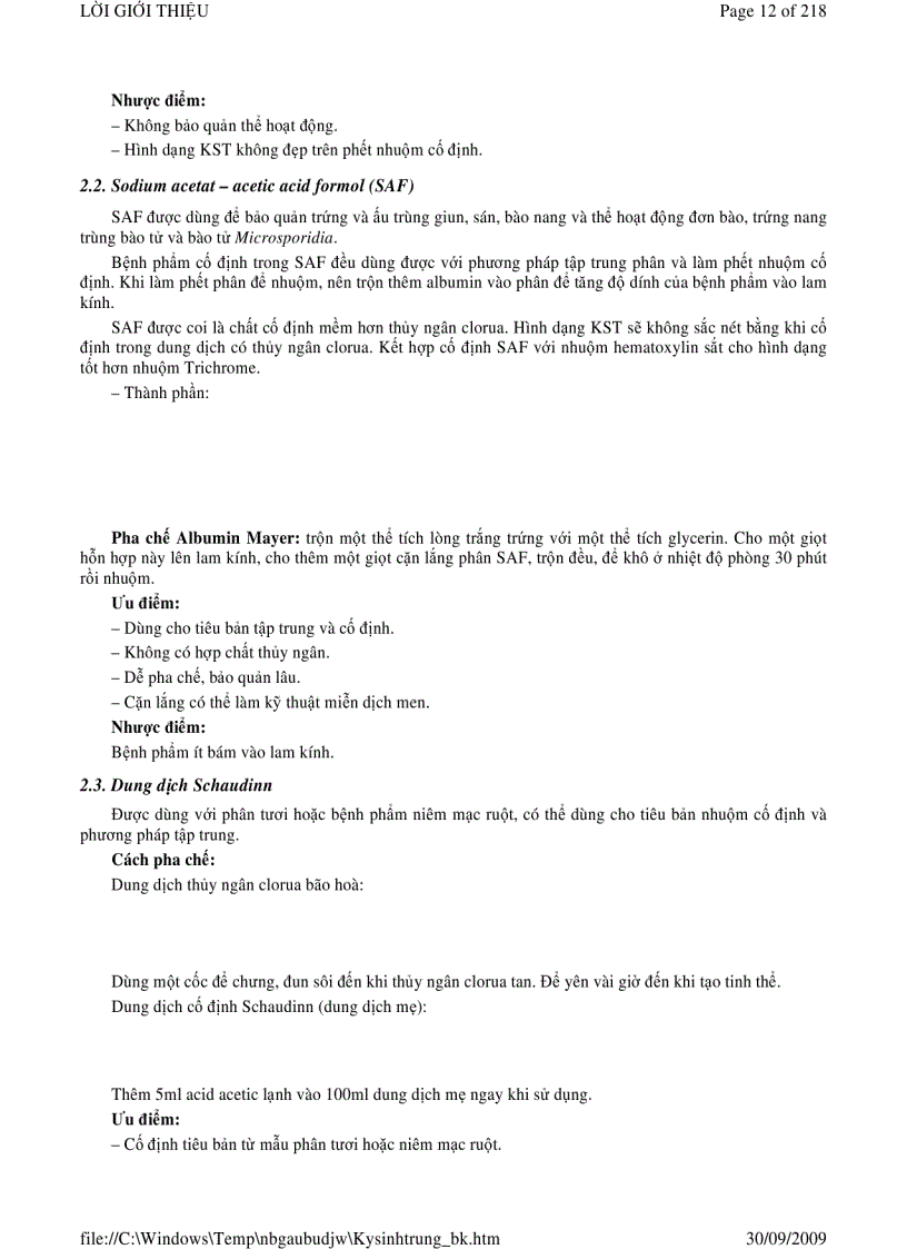 image for page Ký sinh trùng thực hành