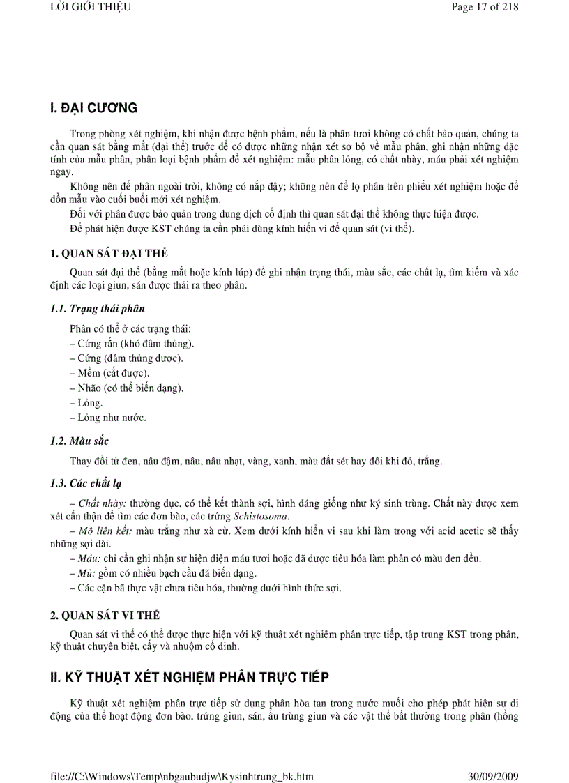 image for page Ký sinh trùng thực hành