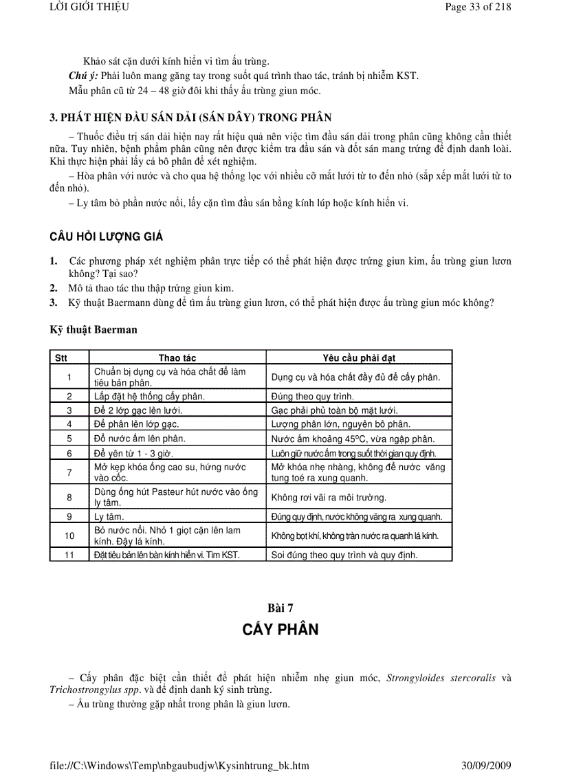 image for page Ký sinh trùng thực hành