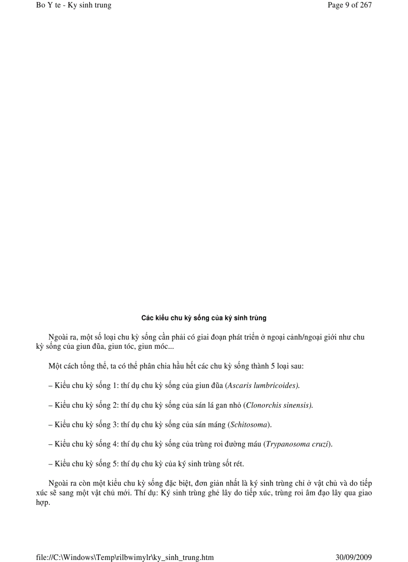 image for page Ký sinh trùng