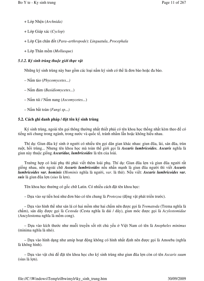 image for page Ký sinh trùng