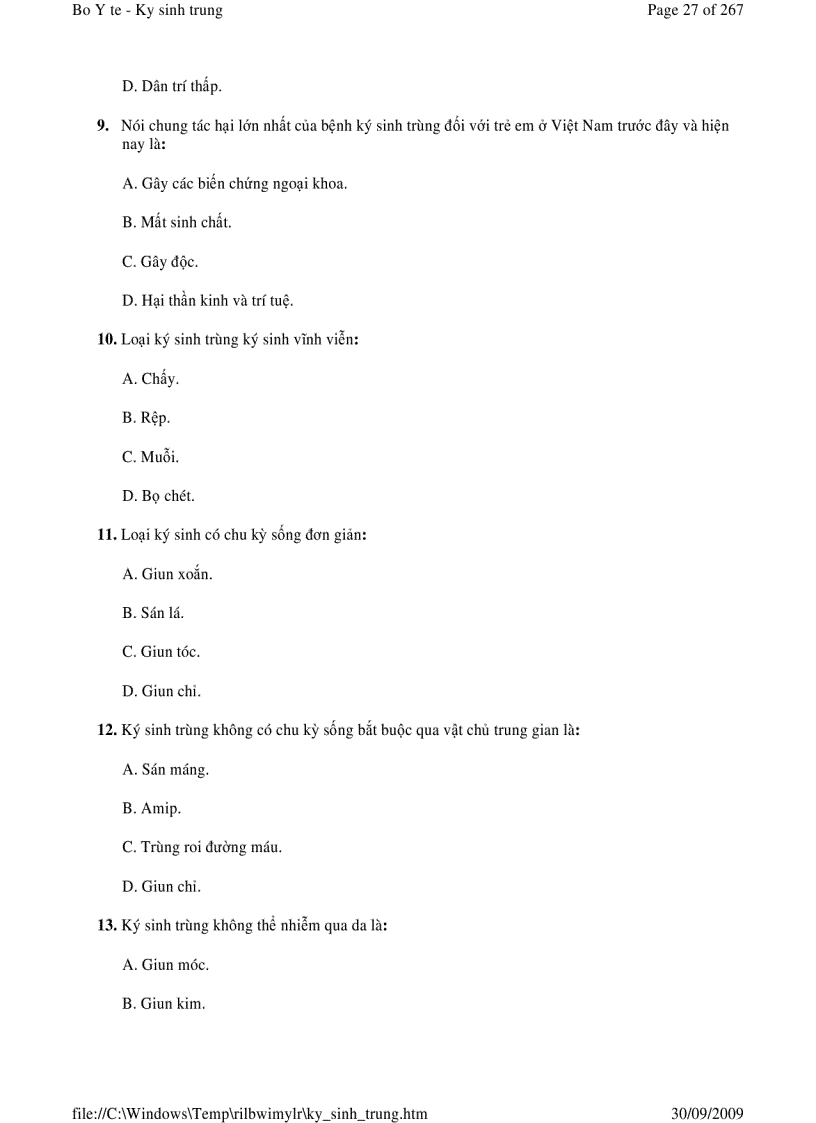 image for page Ký sinh trùng