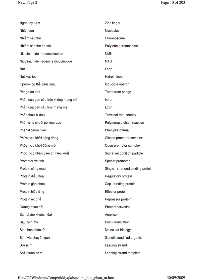 image for page Sinh Học Phân Tử