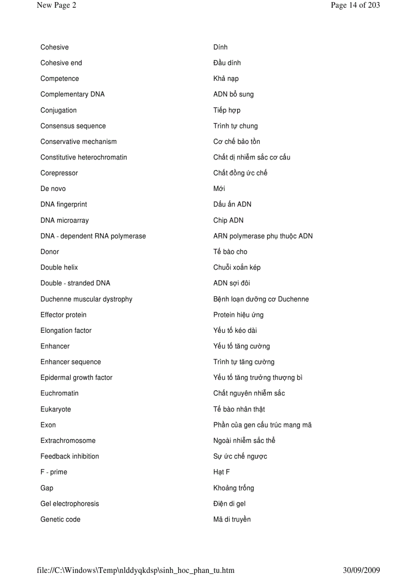 image for page Sinh Học Phân Tử