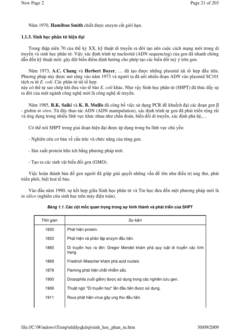 image for page Sinh Học Phân Tử