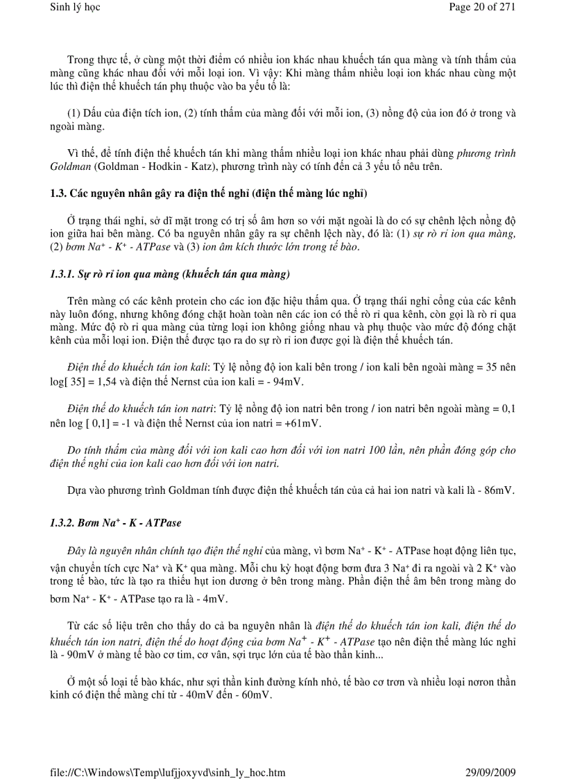 image for page Sinh Lý Học