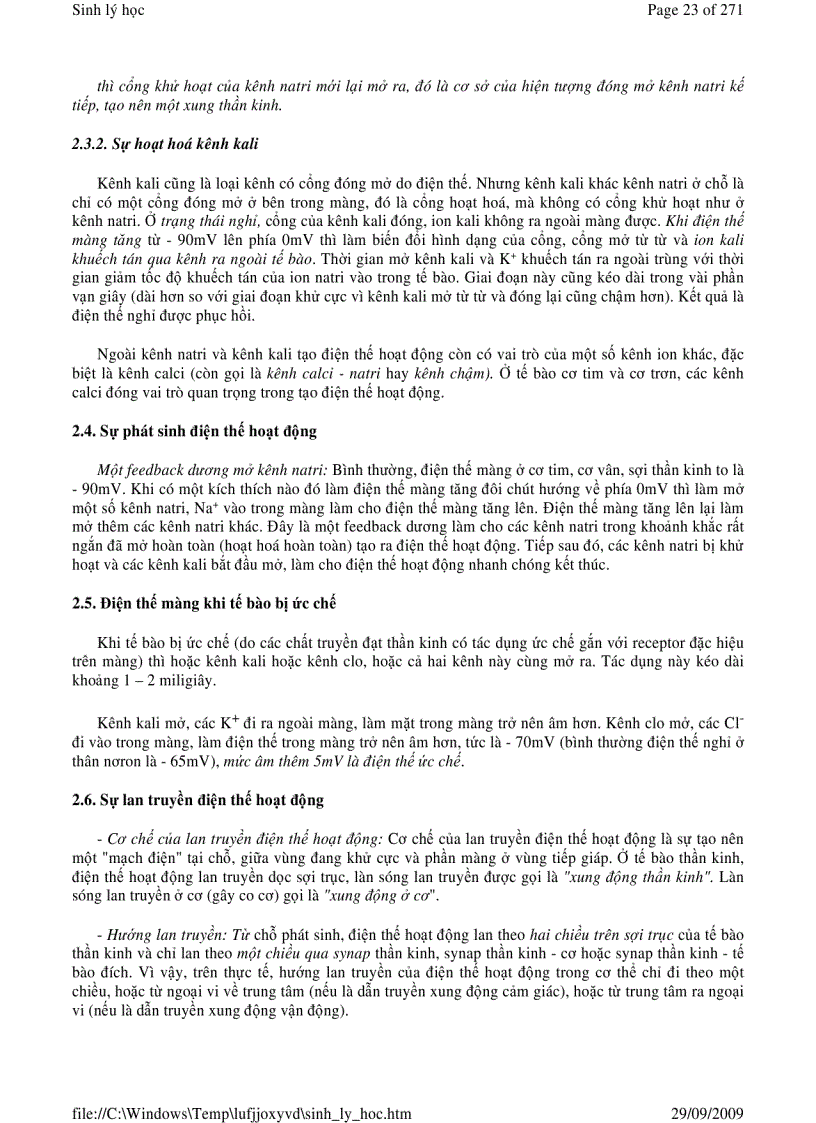 image for page Sinh Lý Học