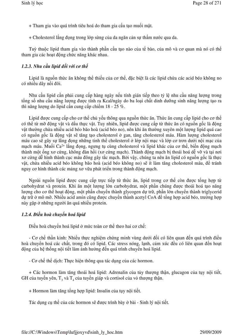 image for page Sinh Lý Học