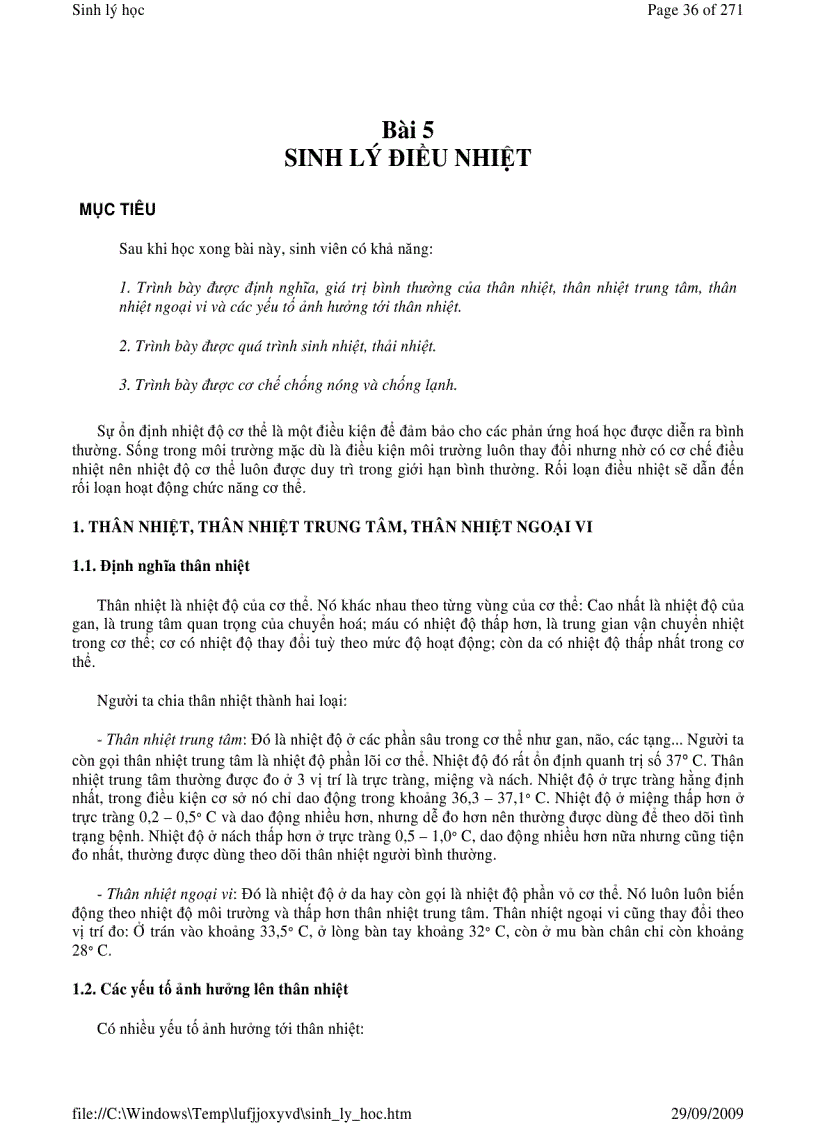 image for page Sinh Lý Học