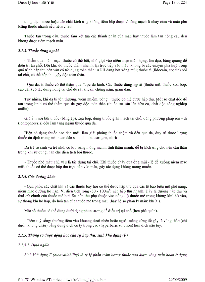 image for page Dược lý học Tập 1