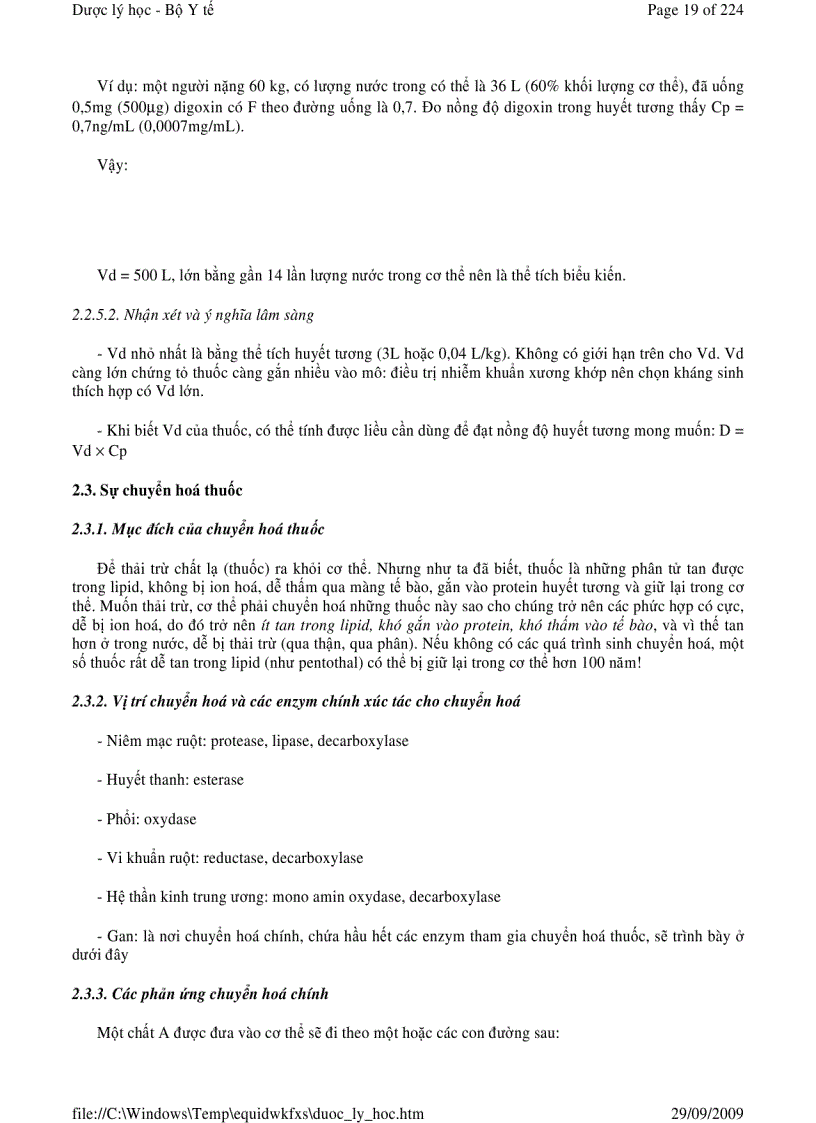 image for page Dược lý học Tập 1