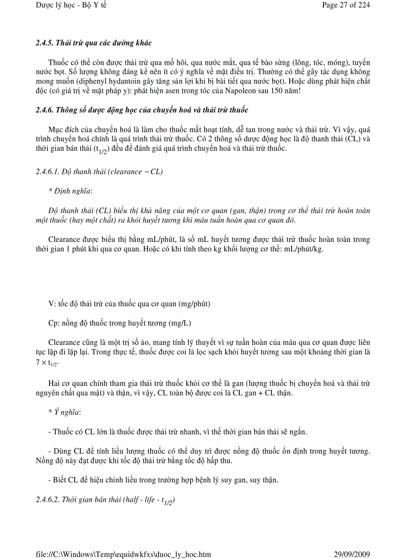 image for page Dược lý học Tập 1