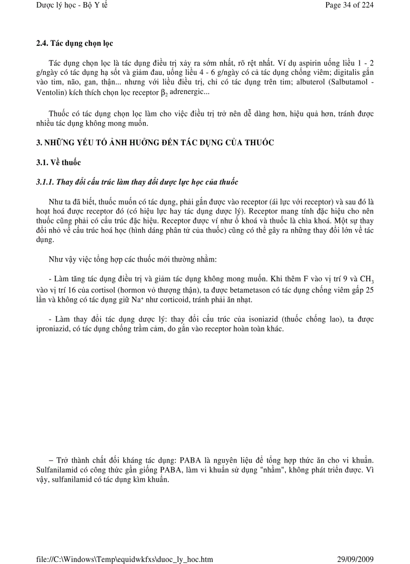 image for page Dược lý học Tập 1