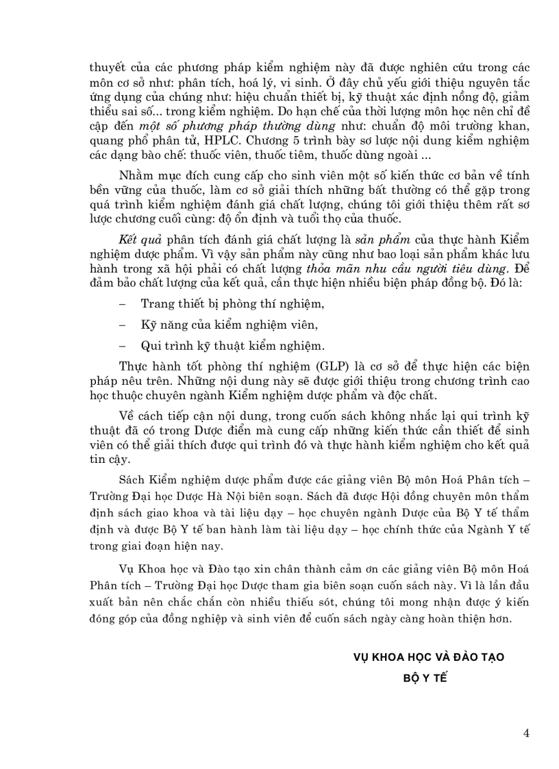 image for page Kiểm nghiệm Dược phẩm