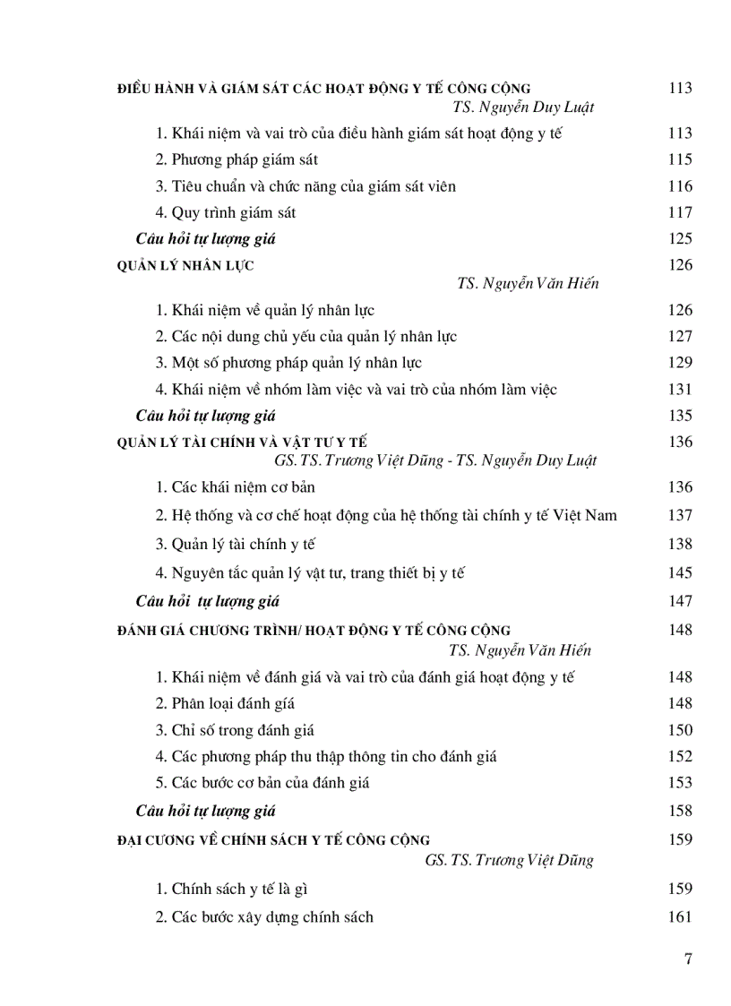 image for page Tổ chức quản lý và chính sách y tế