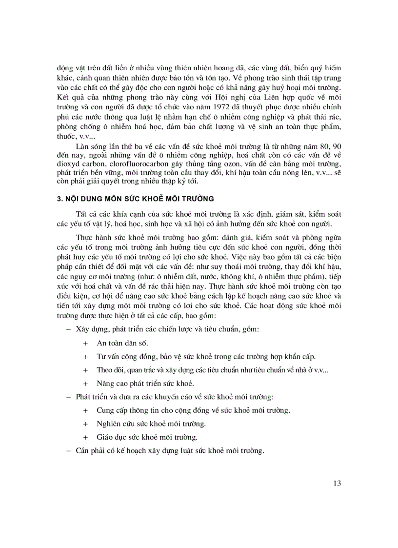 image for page Sức khoẻ môi trường