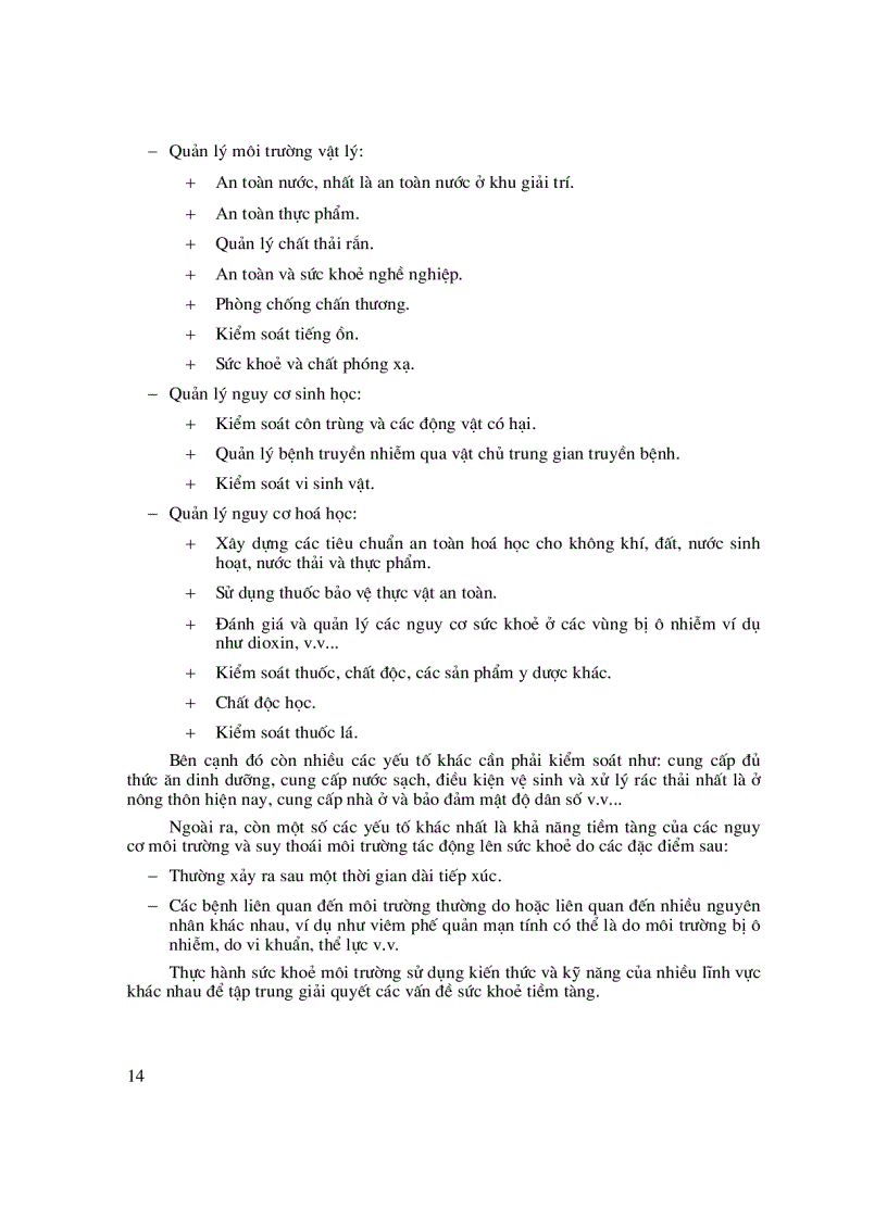 image for page Sức khoẻ môi trường