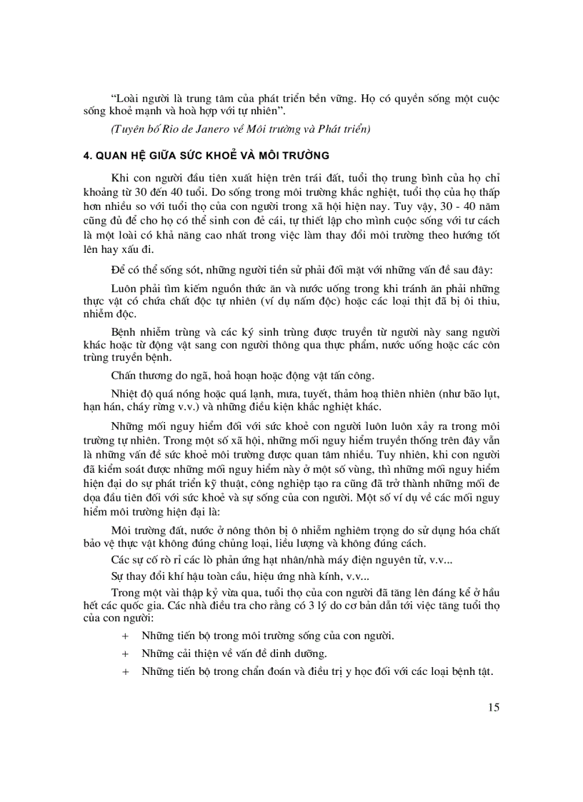 image for page Sức khoẻ môi trường