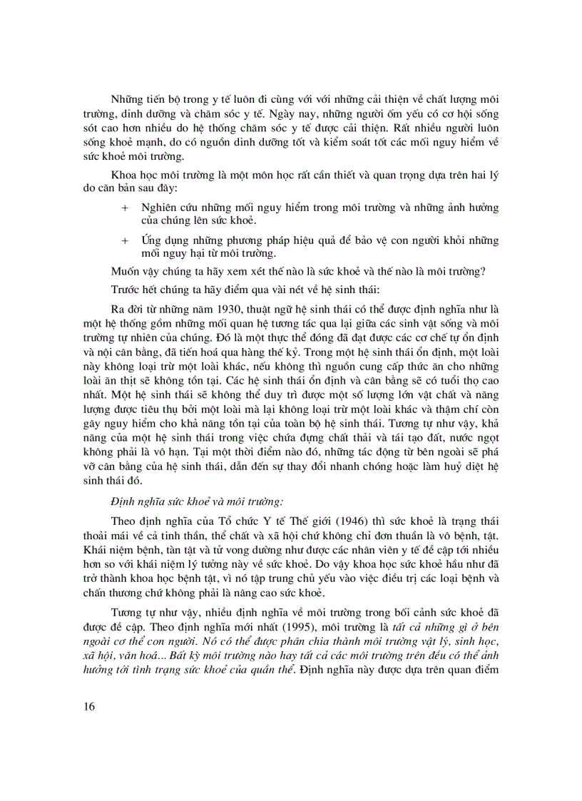 image for page Sức khoẻ môi trường