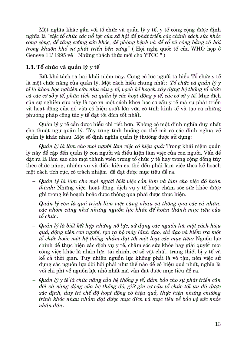 image for page Tổ chức và quản lý y tế