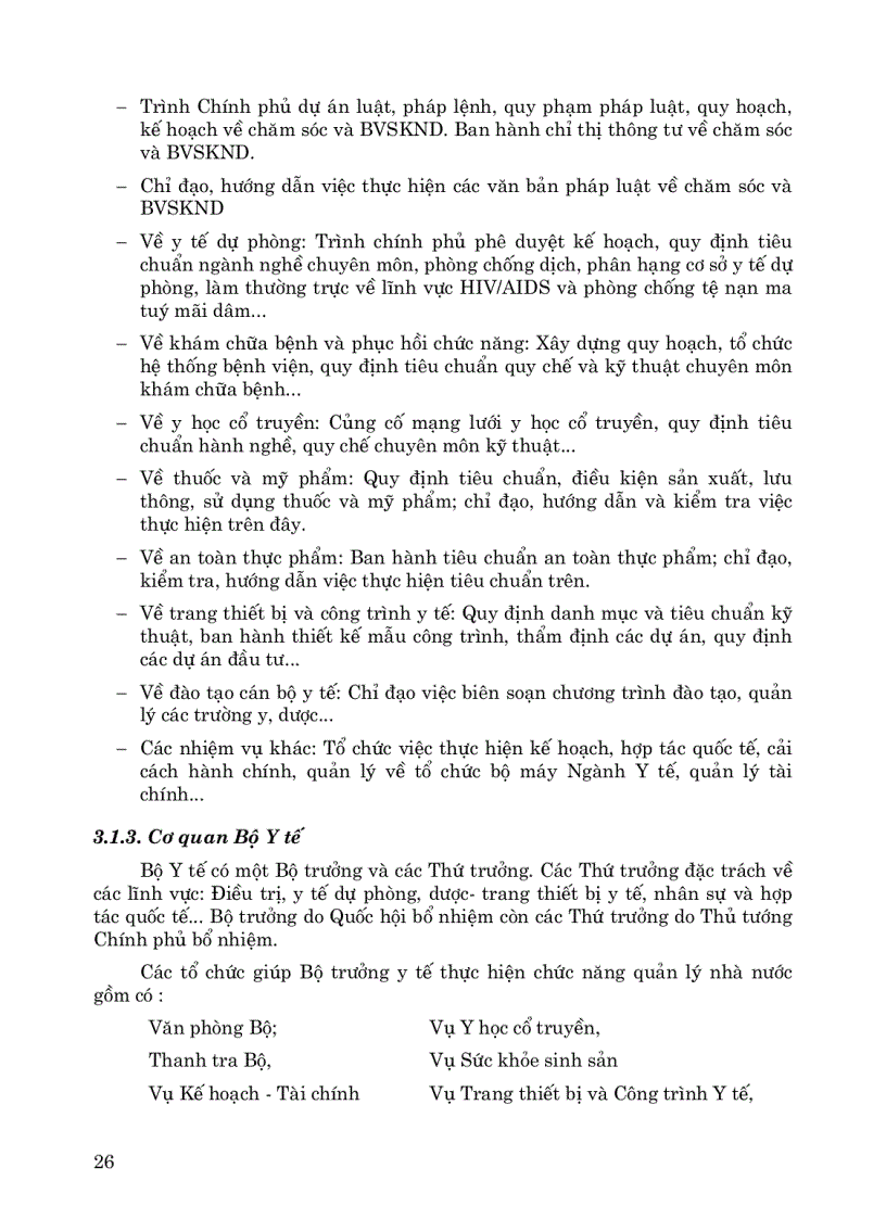 image for page Tổ chức và quản lý y tế