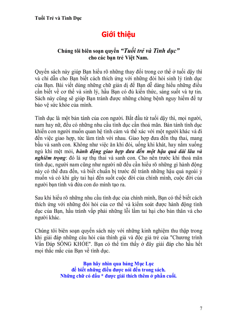 image for page Tuổi trẻ và tình dục