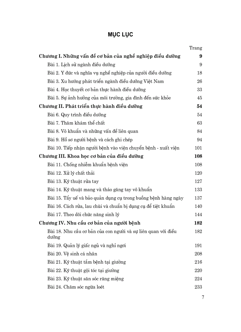 image for page Điều dưỡng cơ bản I