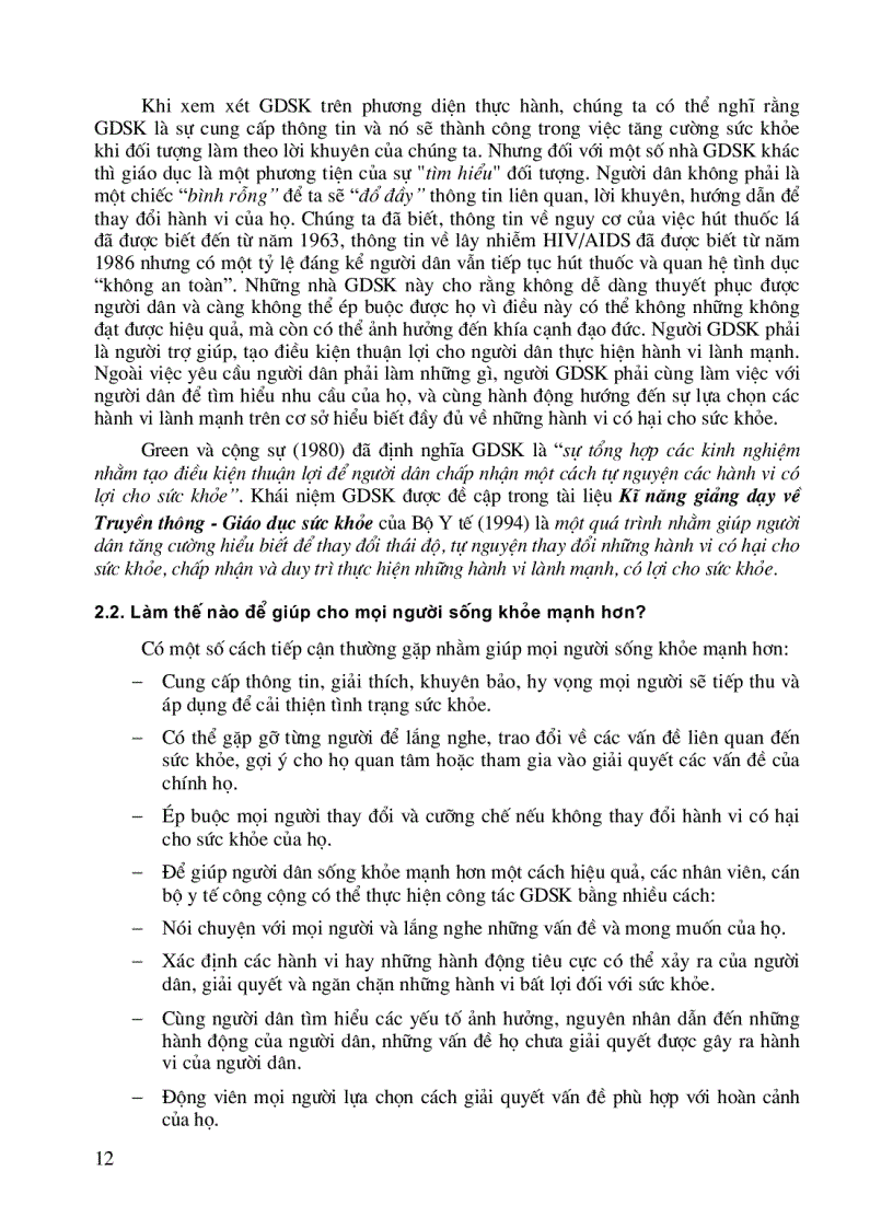 image for page Khoa học hành vi và Giáo dục sức khỏe