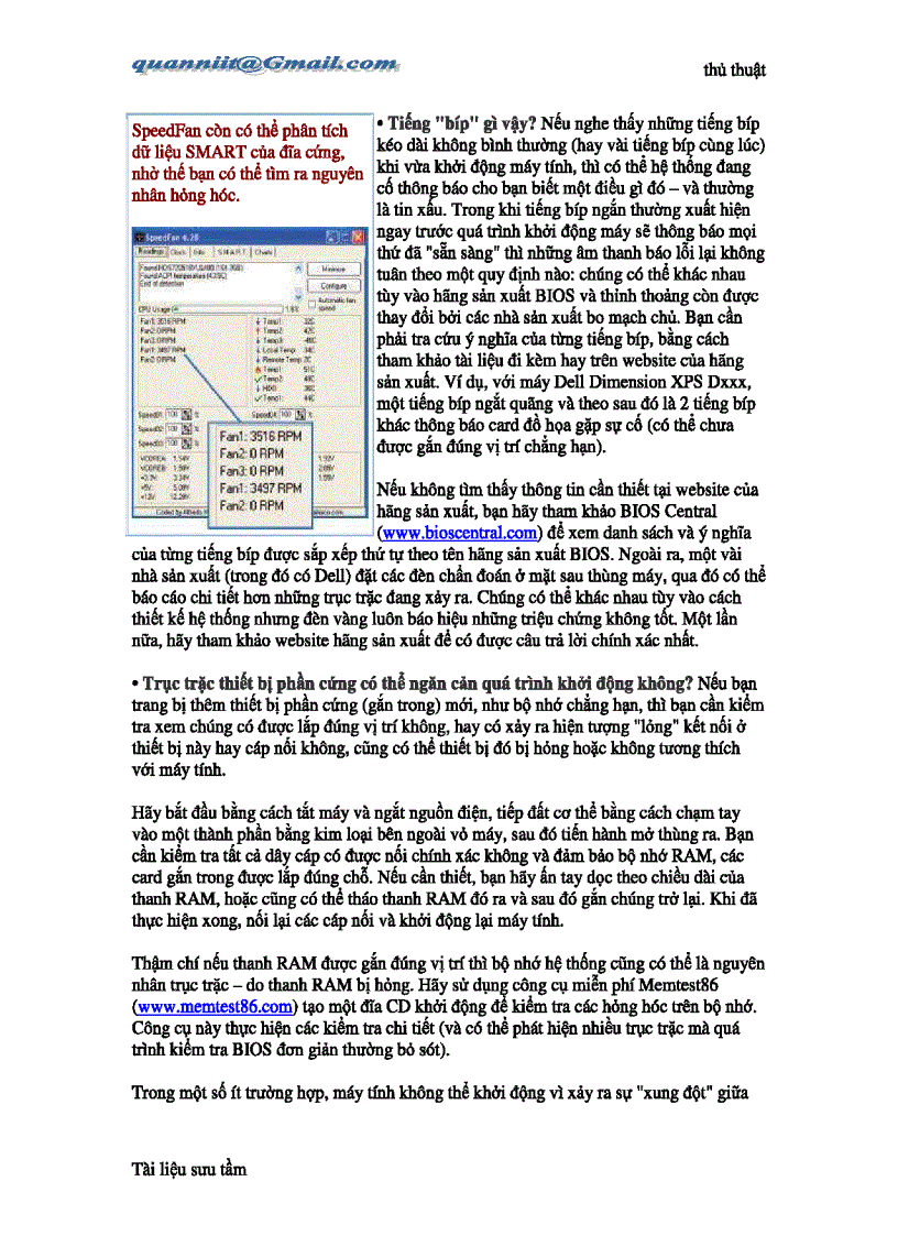 image for page Tự khắc phục sự số máy tính