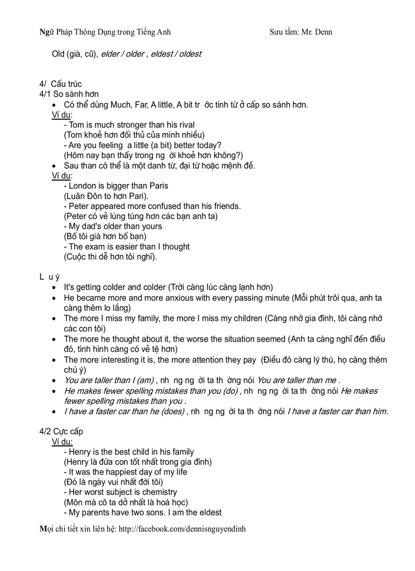 image for page Học Ngữ pháp tiếng anh đơn giản